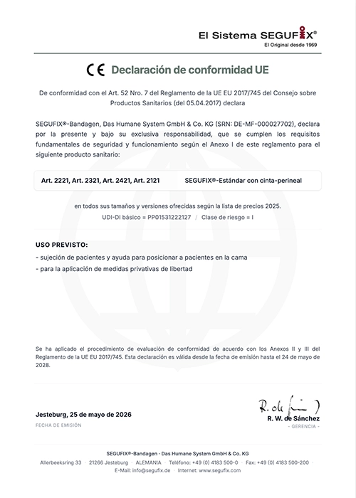 Declaración de conformidad